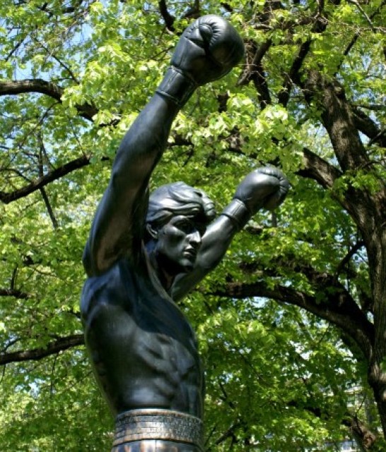 Rocky Statue